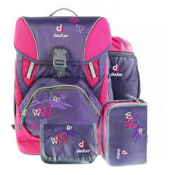 Рюкзак школьный Deuter OneTwo с наполнением Фиолетовая бабочка